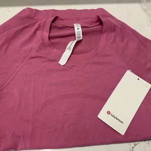Lululemon swiftly short sleeve Pink Blossom - size 4